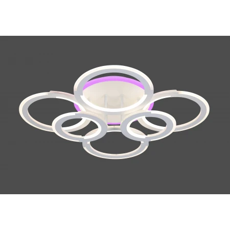 3008/4+2 WT+RGB (1) Люстра MN 