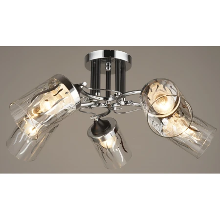 1412/5 CH+BK (1) Люстра (RL) 