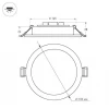 Встраиваемый светодиодный светильник Arlight DL-BL180-18W Day White 021440