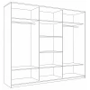Шкаф-купе Кааппи 11 2100x450 Шкаф-купе Кааппи 11 2100x450