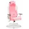 Игровое кресло EPIC PRO, белый, розовый, текстиль
