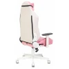 Игровое кресло EPIC PRO, белый, розовый, текстиль