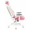 Игровое кресло EPIC PRO, белый, розовый, текстиль