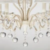 Подвесная люстра с абажурами и хрусталем Eurosvet 12075/5 белый