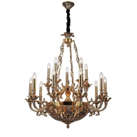 Подвесная люстра Lucia Tucci Firenze 1781.15.3 Antique Gold