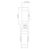 Уличный настенный светильник Arte Lamp Atlas A3503AL-2WH