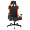 Геймерское кресло Armor, оранжевый, черный, экокожа премиальная