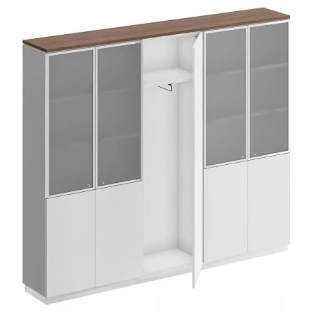 Шкаф 5-ти дверный City белый премиум, неокрашеный 