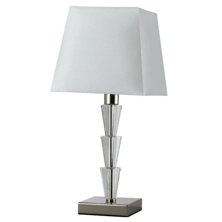 Настольная лампа Crystal lux MARSELA LG1 NICKEL Настольная лампа Crystal lux MARSELA LG1 NICKEL