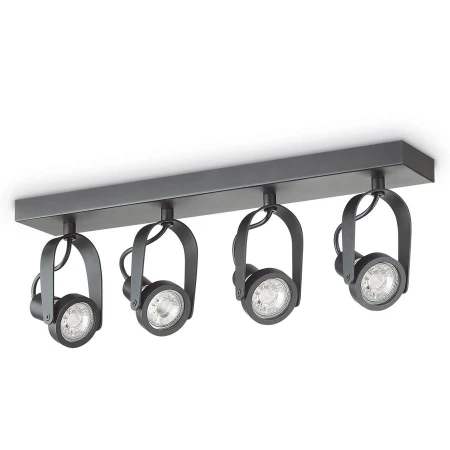 Спот Ideal Lux GLIM COMPACT PL4 NERO