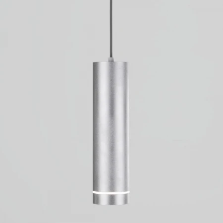 Подвесной светодиодный светильник Eurosvet Topper DLR023 12W 4200K хром матовый