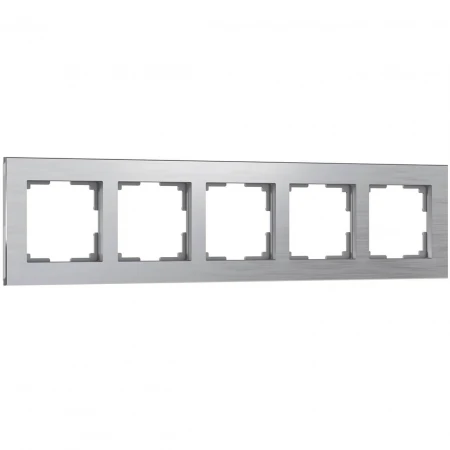 Рамка на 5 постов Werkel Aluminium алюминий W0051706 4690389158087