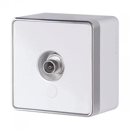 ТВ-розетка Werkel Gallant оконечная белая W5083001 4690389164712