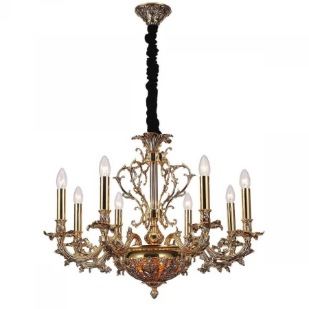 Подвесная люстра Lucia Tucci Firenze 1780.8.2 Antique Gold