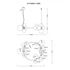 Подвесная люстра Arte Lamp Vincent A7790SP-15BK