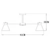 Потолочная люстра Arte Lamp Tyler A1031PL-8WH