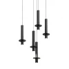 Подвесной светильник iLamp Lofty 10704P/1-D150 BK-GR