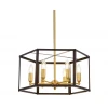 Подвесная люстра Lumina Deco Lorton LDP 1142-6 BK+MD