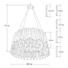 Подвесной светильник Garda Decor 62GDW-8901-600