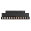 Трековый светодиодный светильник Arlight MAG-ORIENT-DOTS-FOLD-S230-12W Day4000-MIX (BK, 30 deg, 48V, DALI) 041864