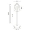 Уличный светодиодный светильник Arte Lamp Fuyue A1616LT-1BK