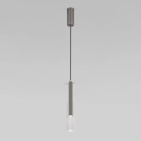 Подвесной светодиодный светильник Eurosvet Swan 50254/1 Led графит