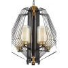 Подвесная люстра Lumina Deco Canti LDP 1244-5 BK+MD