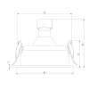 Встраиваемый светильник Elektrostandard Tune 25015/01 a065469