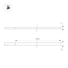 Трековый светодиодный светильник Arlight Mag-Microcosm-Flat-Elastic-L2000-16W Day4000 043251