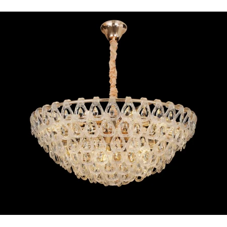 Люстра подвесная Alfa Light F4024-40 600mm SDG E14x12