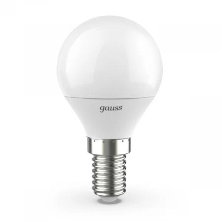 Лампа светодиодная Gauss E14 6.5W 3000K матовая 105101107