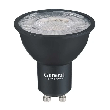 Лампа General GLDEN-MR16-DIF-10-230-GU10-2700 Черная Dif 60