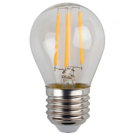 Лампа светодиодная филаментная ЭРА E27 11W 2700K прозрачная F-LED P45-11w-827-E27 Б0047013