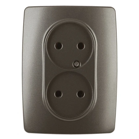 Розетка ЭРА 12 2x2P 16A 250V 12-2107-13 Б0031245