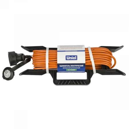 Удлинитель Uniel 1гн х 10м б/з UG /UCK-1N/2x0,75/10M/F IP44 Orange UL-00009864