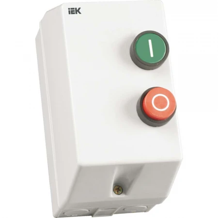 Контактор КМИ11860 18А в оболочке 220В/АС3 IP54 IEK KKM16-018-220-00