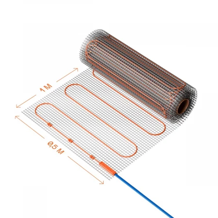 Нагревательный мат Voltum 150 Вт/м 1 м 0,5 м2 VLT01-150-0.5