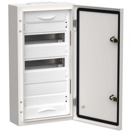 TITAN 5 Корпус металлический ЩРн-36 (1х36) 585х310х140мм IP54 белый IEK TI5-50-N-036-54
