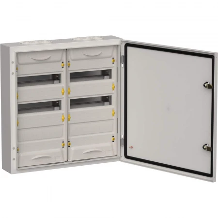 TITAN 5 Корпус металлический ЩРн-72 (2х36) 585х570х140мм IP54 серый IEK TI5-50-N-2X036-54-7035