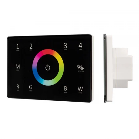 Панель управления Arlight Sens Smart-P85-RGBW Black 028405 Панель управления Arlight Sens Smart-P85-RGBW Black 028405
