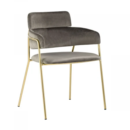 Кухонный стул Stool Group Полин велюр коричневый FDC6085 BROWN FUT-54