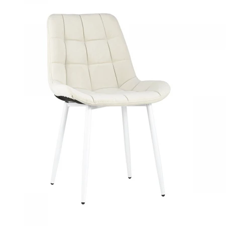 Кухонный стул Stool Group Флекс (box) светло-бежевый белые ножки AV 405-N01-02(P)