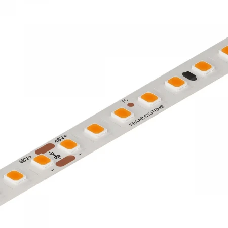 Светодиодная лента Kraab Systems PIXIE SMD 2835-140 48В 15Вт 2700К CRI92 8мм 5м 27.101.7 Светодиодная лента Kraab Systems PIXIE SMD 2835-140 48В 15Вт 2700К CRI92 8мм 5м 27.101.7