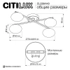 Потолочная светодиодная люстра Citilux Atman Smart CL226A143