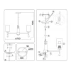 Подвесная люстра Ambrella Light High Light Modern LH56263