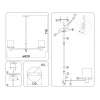 Подвесная люстра Ambrella Light High Light Modern LH57043
