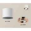 Комплект накладного светильника Ambrella light Techno Spot XS7401005 SWH/PPG белый песок/золото розовое полированное (C7401, N7005)