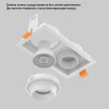 Встраиваемый светильник Crystal Lux CLT 069C2 WH