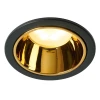 Светильник встраиваемый Feron DL3102 потолочный MR16 G5.3  черный + золото 51403
