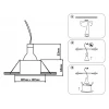 Встраиваемый светильник Ambrella Light Techno Spot Standard Tech TN1189